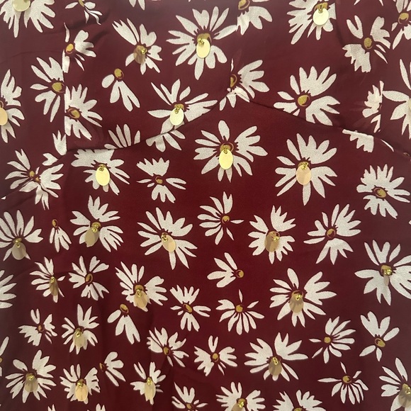 NWT! J.Crew Collection slip dress in daisy-print chiffon. Size 8 $248 - Picture 5 of 11